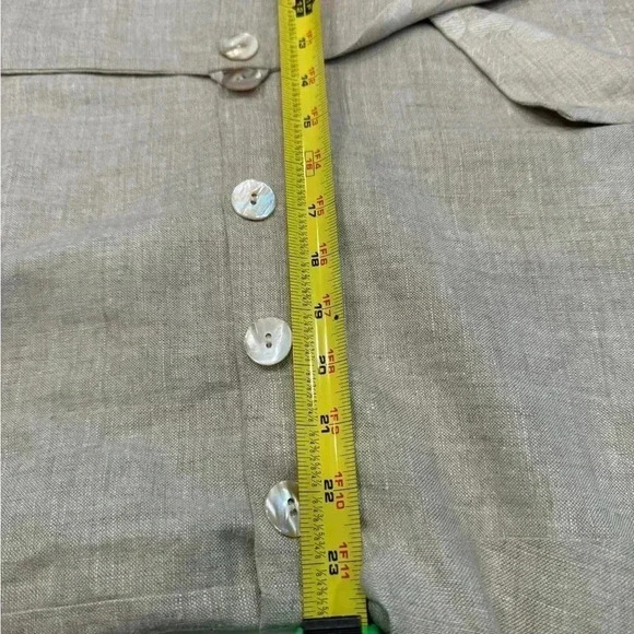 Karol Richardson 100% linen short casual jacket. Cuff sleeve size small - Picture 8 of 10